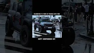 Thar Rally | 15 August Independence Day Special 🇮🇳 #thar #independenceday #carspotting #automobile