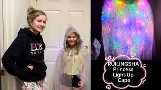 RUILINGSHA Princess Light-Up Cape&mdash; starring Cadi and Elli