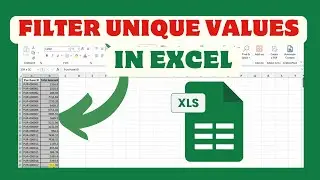 How To Filter Unique Values In Excel | Filter Unique Value | Quick Tutorial