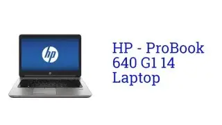 HP ProBook 640 G1 14 Laptop Specification [America]