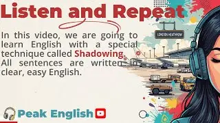Improve Your English with Shadowing Technique – Slow English & Listening Practice