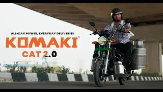 India's Best Electric Scooter for Business | Komaki CAT 2.0NXT Electric Bike