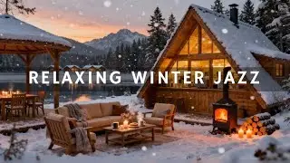 Smooth Winter Jazz Music to Study, Work ⛄ Cozy Coffee Shop Ambience with Relaxing Piano Jazz Music