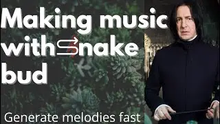 Make fast melodies with Snake Bud