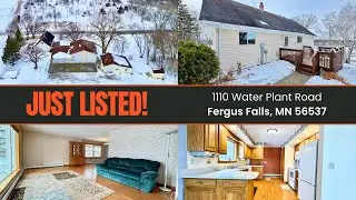 🏡 Just Listed in Fergus Falls, Minnesota📍1110 Water Plant Road