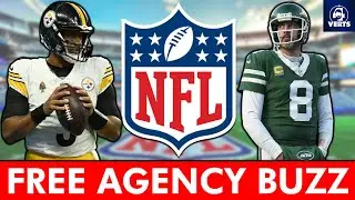 MAJOR NFL Free Agency Rumors On Aaron Rodgers & Russell Wilson Ft. Steelers, Giants, Vikings, Browns