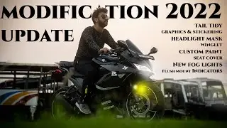 Ultimate Gixxer SF Modification 2022 Update | Tail Tidy New Graphics Headlight Mask Fog Lights Seat