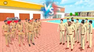 Jack ki police Vs Franklin ki police in Indian Theft Auto simulator 🤩 Franklin Vs Jack ki fight