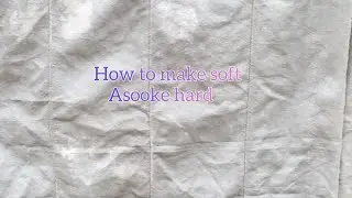 DIY: How to make soft asooke to be hard again