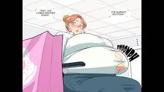 Weight gain comic #74 (dubbed)