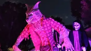 A Drive Through Nightmare On Candycane Lane 2025 #halloween #scary #nightmare 