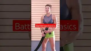 Battle Rope basics! #battleropeworkout #battlerope #fitnessmotivation #fitness #fullbodyworkout