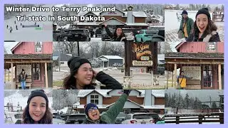 A Winter drive in South Dakota: Quick visit to Terry Peak 🏂 and Tri-State Museum | @itsayenslife 