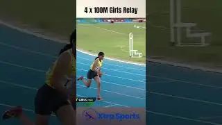 4 x 100M Relay Girls FINAL | Khelo India Youth Games