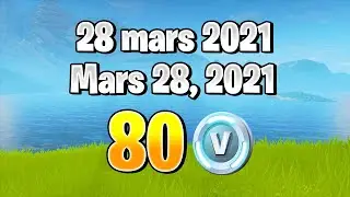 ⚡ Timed Missions Free V-Bucks / Alertes de missions V-Bucks gratuits - March 28 / 28 mars