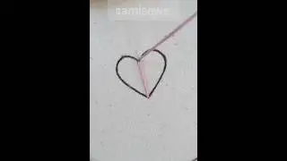 #short#youtube shorts #heart shaped hand embroidery designs#viral#samisews