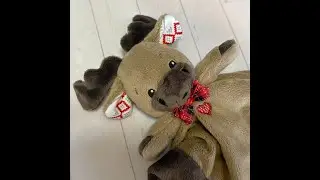Finishing Moose Lovey Blanket