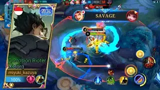 THIS MONSTER BUILD X.BORG GETTING SAVAGE EASILY!!🔥| X.BORG BEST BUILD 2023 | MLBB