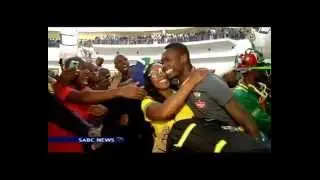 Bafana arrive back from AFCON 2015