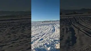 E-Flite Air Tractor snow landing 😍 #bullybreedrc #airtractor #snow #colorado
