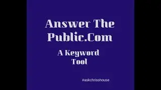 Keyword Tool  Answer The Public