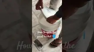 how to open the paint bucket 🪣 asianpaints ACE sparc exterior emulsion