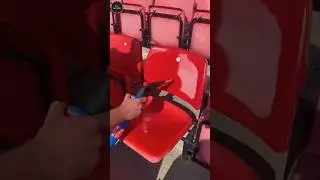 Plastic Seat restoration #facts #shorts #shortvideo #short #seat #restoration #stadium #amazing