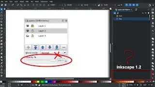 Where is Opacity Layer in Inkscape 1.2