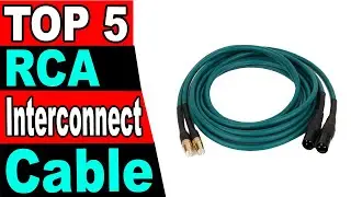 TOP 5 Best RCA Interconnect Cable Review 2024