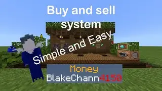 Money system with buy/sell minecraft bedrock. Fix in Description