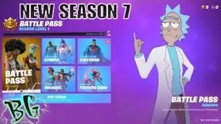 Showing old footage OF FORTNITE chapter 2 Season 7 Invasion BATTLE PASS