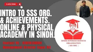 Intro to SSS ORG. & Achievements Online & Physical Playform In Sindh #shortvideo #sssorg #entrytest