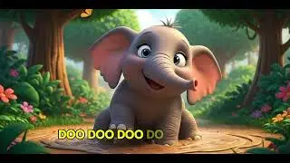 🐘 Happy Baby Elephant Song | Cute Kids Poem | PixiKids