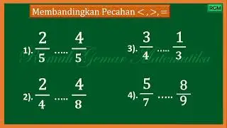 CARA MEMBANDINGKAN PECAHAN #pecahan #membandingkanpecahan #membandingkan