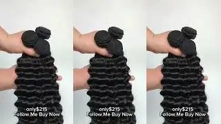 lovebeautywig |  3PCS 24inch Brazilian Human Hair Deep Wave Bundles#bundledeals #deepwavebundles