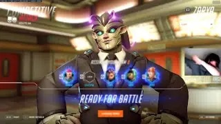 HARBLEU ZARYA GAMEPLAY ON ROUTE 66! OVERWATCH 2 SEASON 9 TOP 500