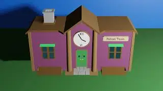 Stardew Valley Pelican Town Community Centre Time Lapse | 4k 3D Animation