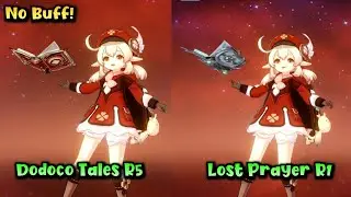 Klee c0 with Dodoco Tales R5 & Lost Prayer R1 NO BUFF! - Genshin Impact