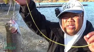 Fishing With Mice Tails at Shadow Cliffs, CA