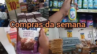 Compras da semana//valor total 