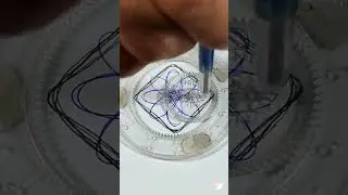 Relaxing Spirograph Pattern for Stress Relief  #relaxing #oddlysatisfying #spirograph #drawing