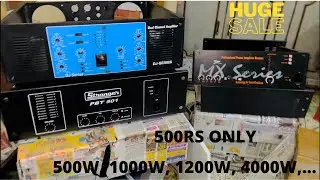 P.A Amplifier Cabinet WHOLESALE RATE PAR..... HEAVY CHASSI LO SALE ME 500RS, 1200W, 500W, 4000W