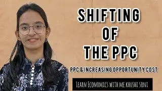 PRODUCTION POSSIBILITY CURVE / SHIFTING OF THE PPC &  PPC WITH INCREASING OPPORTUNITY COST.