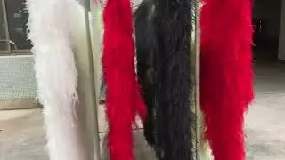 High quality white ostrich feather boa for cheap sale