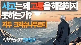 사고는 왜 고통을 해결하지 못하는가  크리슈나무르티 자기로 부터 혁명
