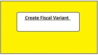 Create Fiscal Year Variant || SAP || SAP FICO ||