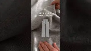 Lets make a &ldquo;KARLY&rdquo; trousers with me ✂️#sewing #sewingproject #sewingtutorial #sewingtime