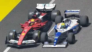 Lewis Hamilton vs Ayrton Senna | 2025 Ferrari SF-25 vs 1994 Williams FW16 at Monza