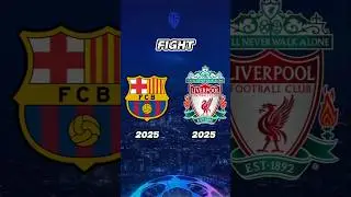 Barcelona 2025 🆚 Liverpool 2025 🥶🔥#shorts