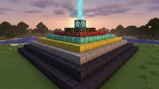 🔥IFinally Made a beacon in hilfsmp||Minecraft How to Build a Beacon Pyramid(Step By Step)#Gamerfleet